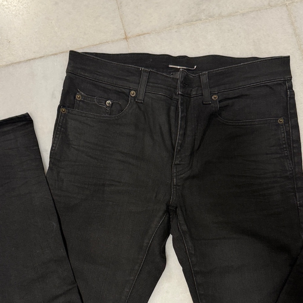 Saint Laurent Slim Black Men's Jeans